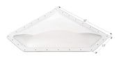 Icon 01868 RV Skylight NSL2810 - 32" x 13" with Neo Angle, Clear